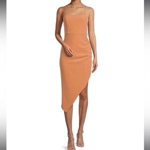 Beautiful camel colored midi dress!